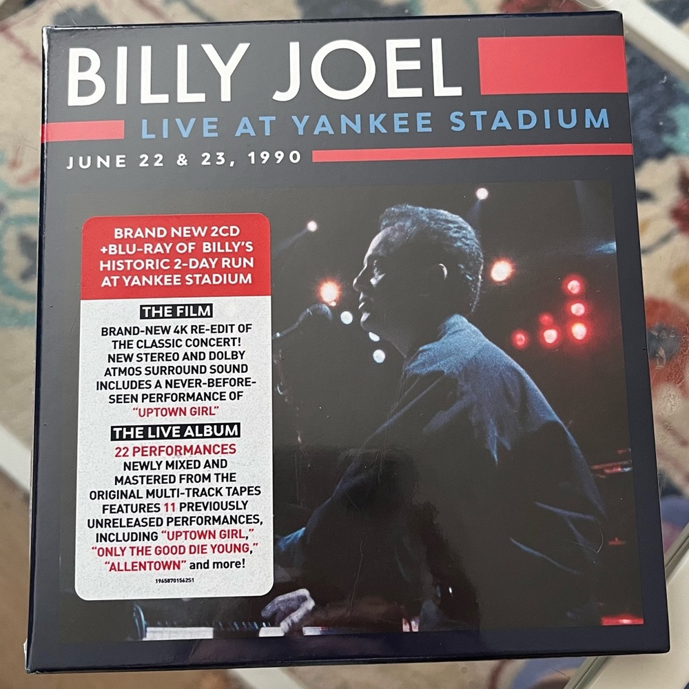 Billy Joel Live at Yankee Stadium 2 CD and Blu-Ray Set